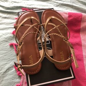 Nude tan sandal by MIA size 7.5 NWT